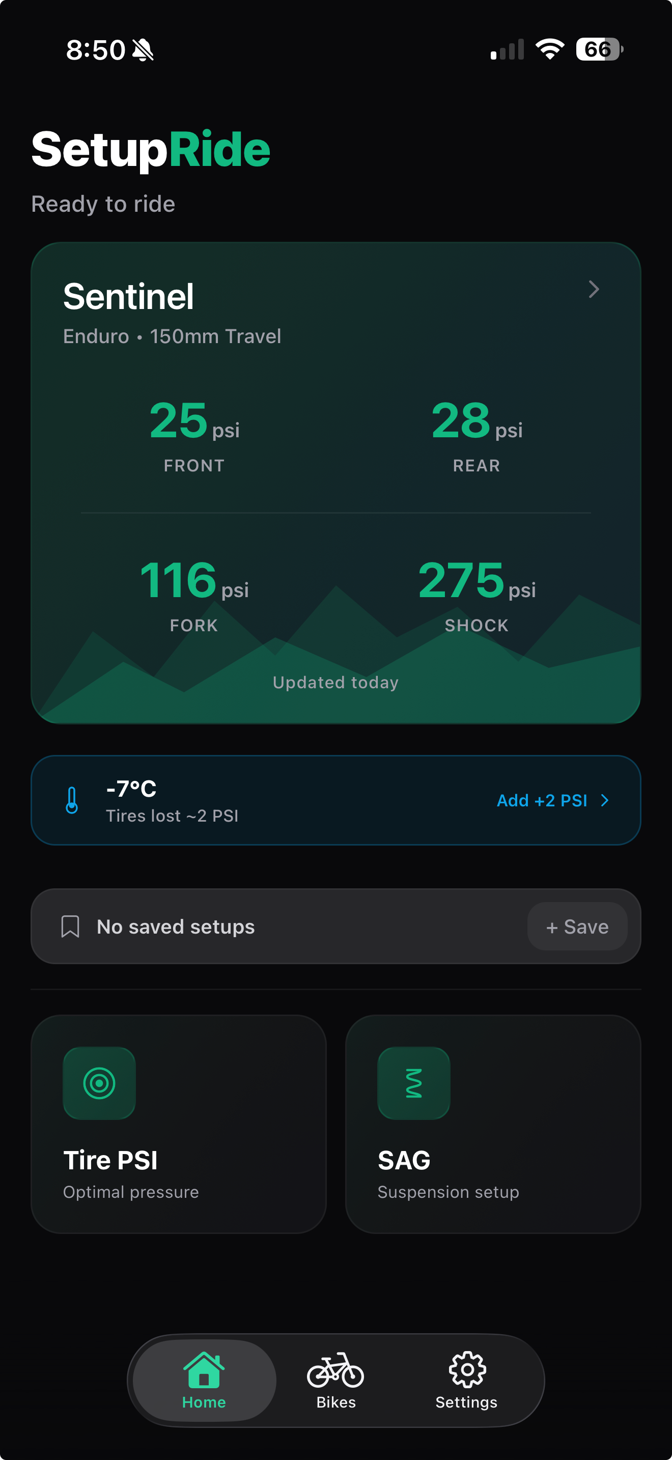 SetupRide App Screenshot